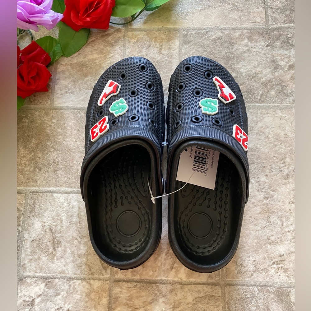 Big Boys youth kids Clogs Water Shoe Sandal Summer Beach Shower Slipper/…